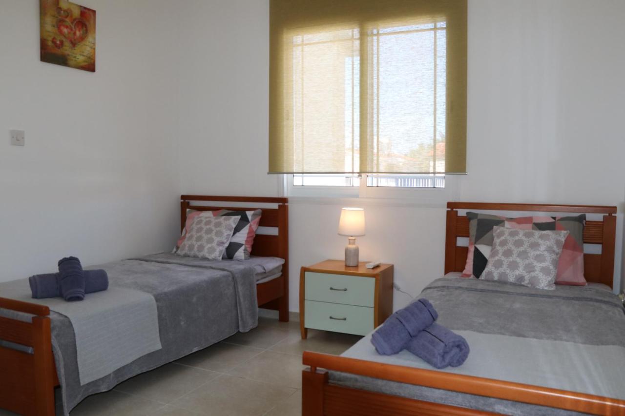 Cyking 2 Bed Apartment With Pool & 10 Min To Beach Пафос Экстерьер фото
