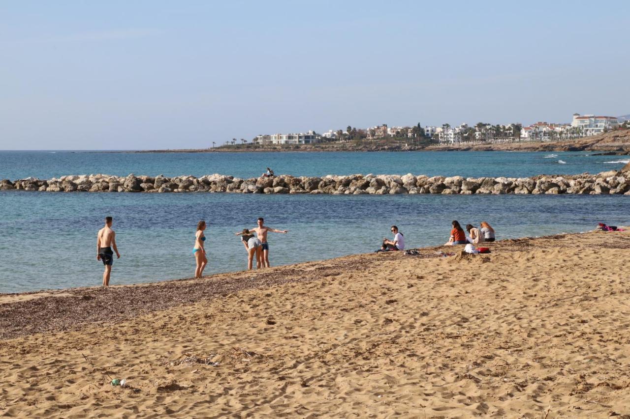 Cyking 2 Bed Apartment With Pool & 10 Min To Beach Пафос Экстерьер фото